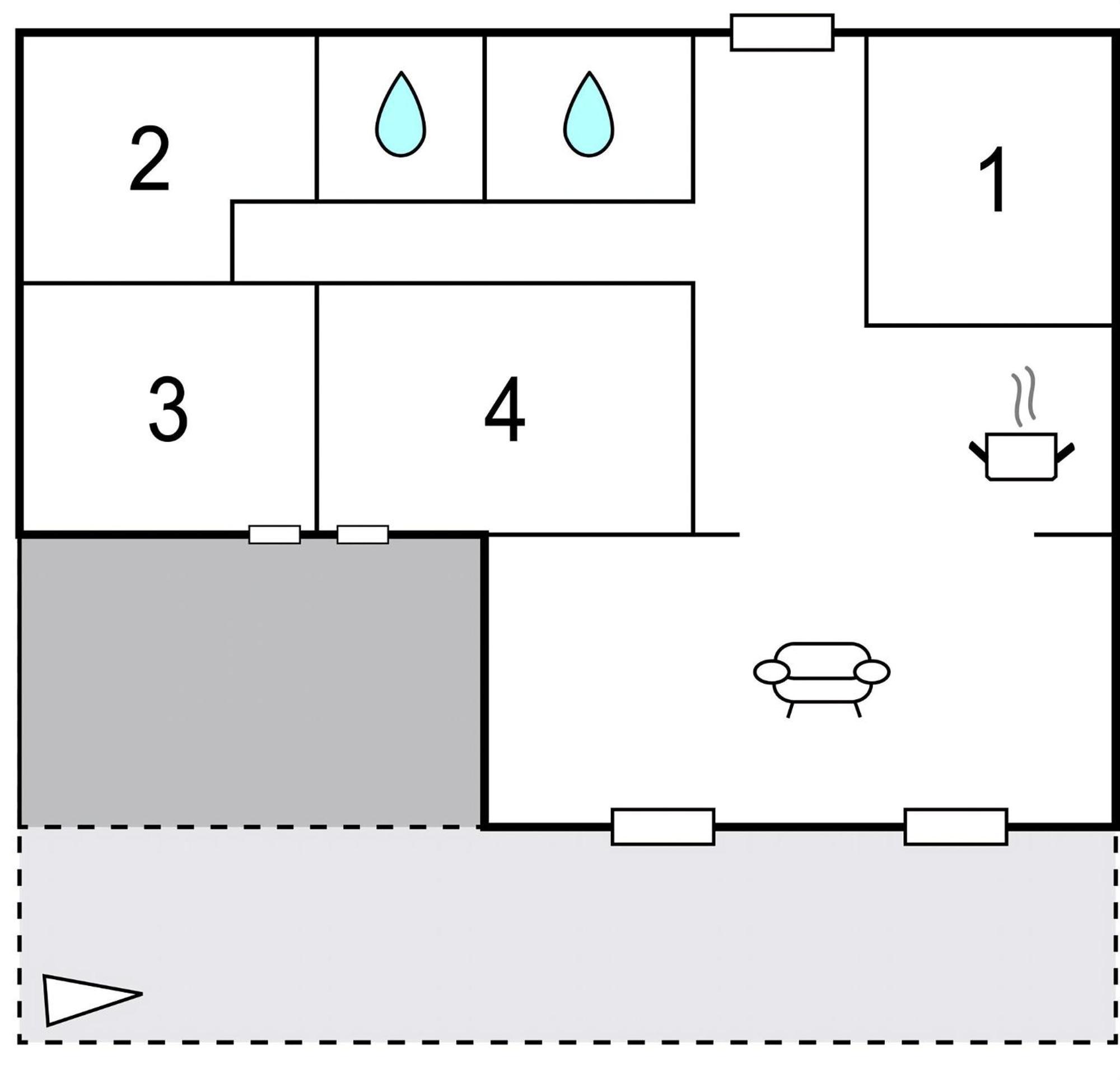 Four-bedroom In Сasa de vacaciones Palma de Mallorca
